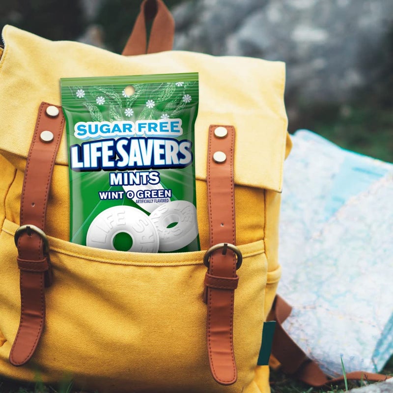 Life Savers Lifesavers Sugar Free Wint O Green Mints Hard Candy (Pack of 4) 2.75 oz Bags - Image 4